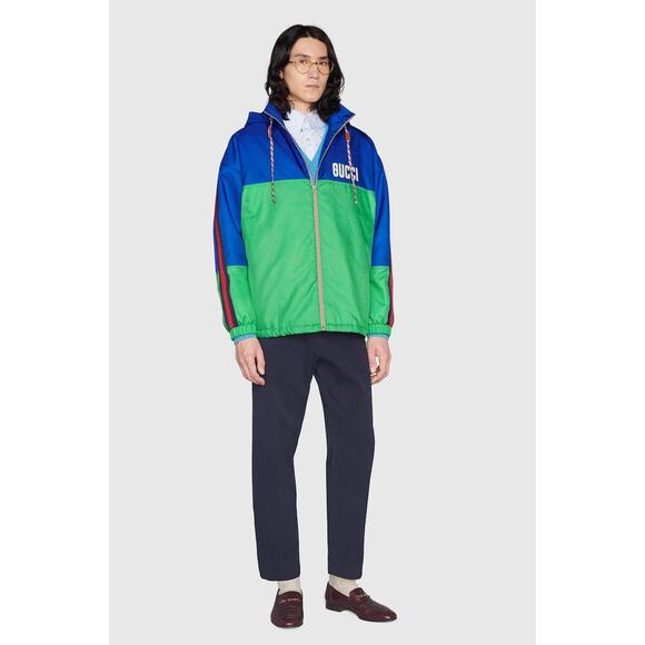 NWT Gucci Tiger Nylon Canvas Jacket With Patch Size 52 - Picture 8 of 16